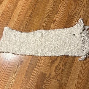 White Knit Scarf